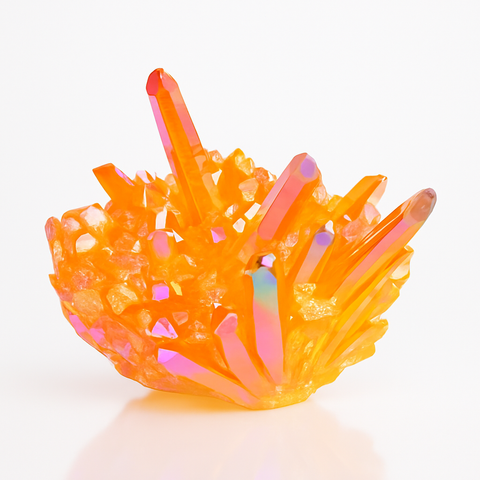 Tangerine Aura Quartz