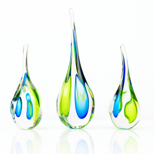 Dancing Souls Lime Green & Blue