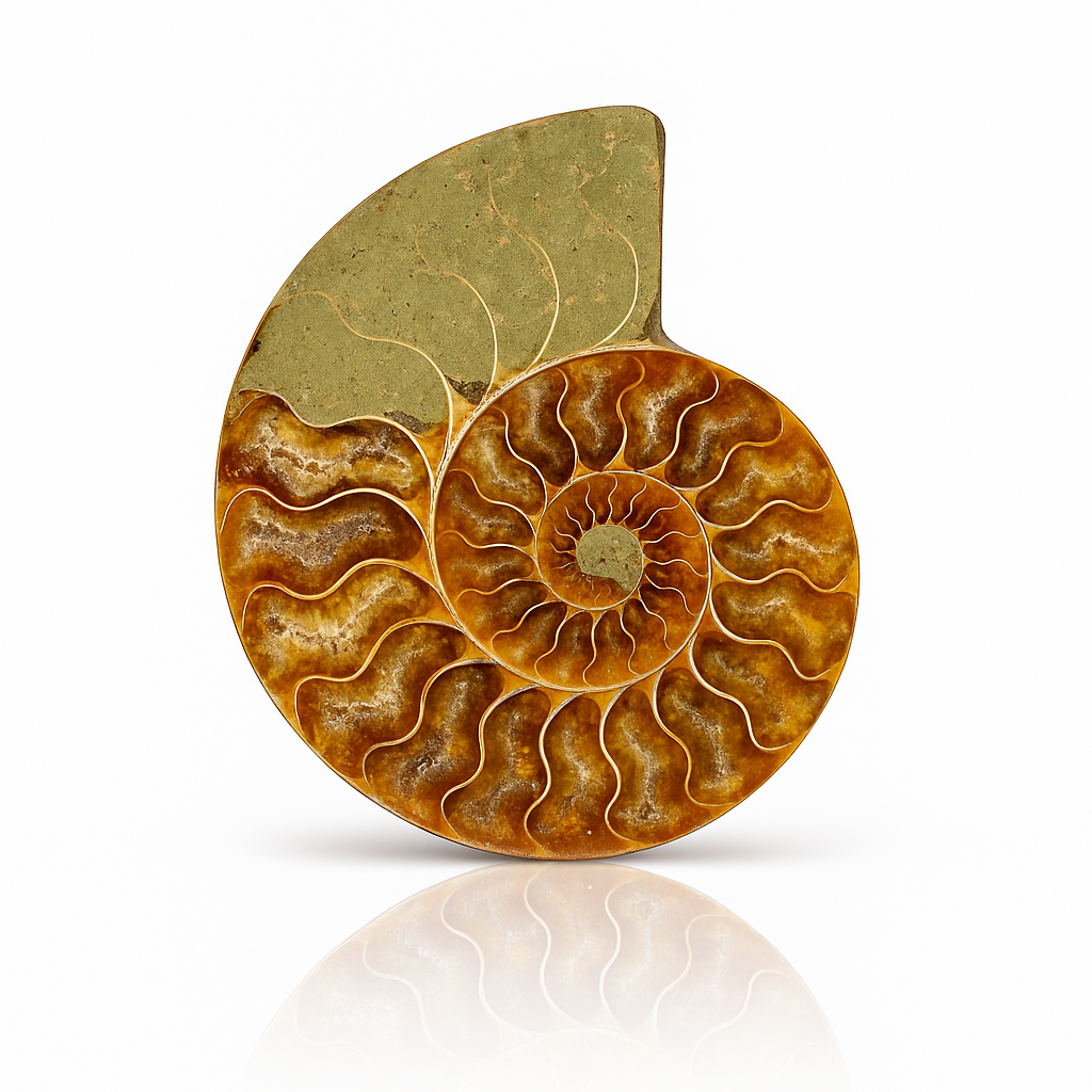 Madagascar Ammonite - Sliced