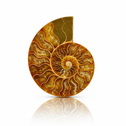 Madagascar Ammonite - Sliced