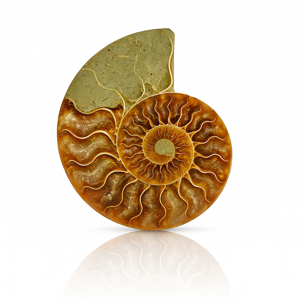 Madagascar Ammonite - Sliced