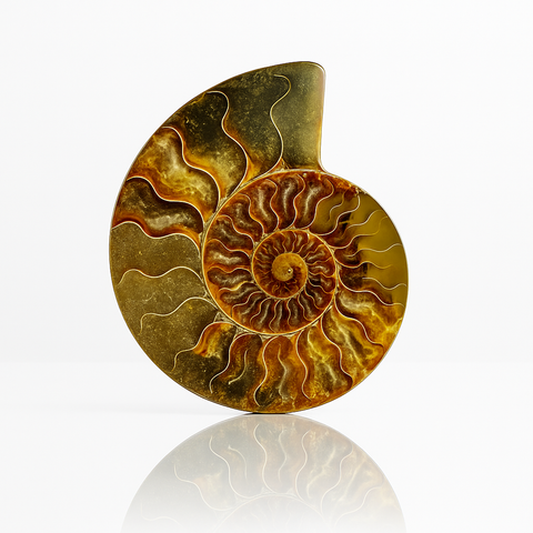 Madagascar Ammonite - Sliced