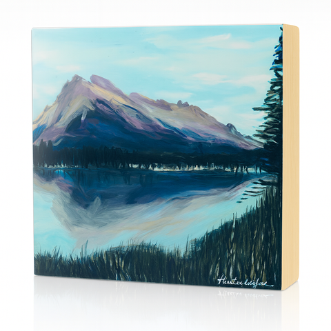 Mount Rundle Painting Art Blocks