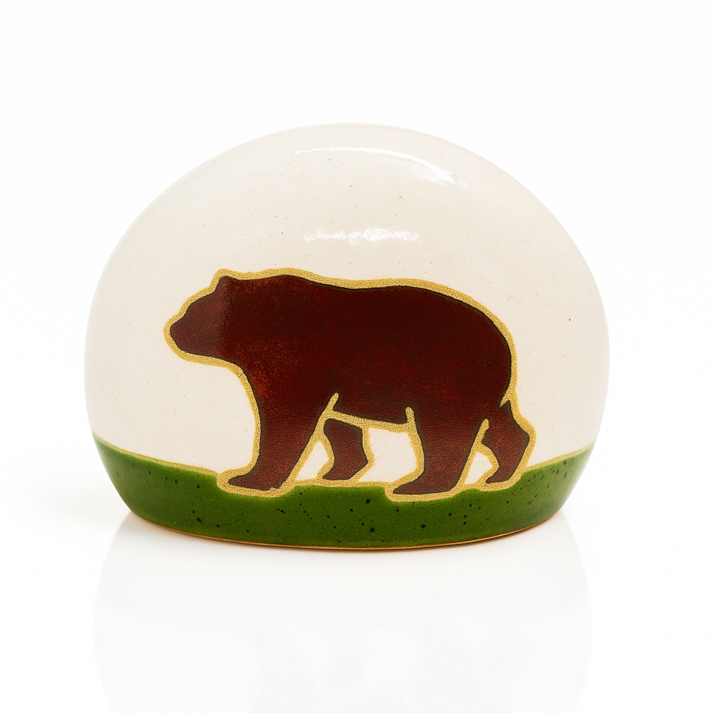 Double Sided Dome Clay Rattle