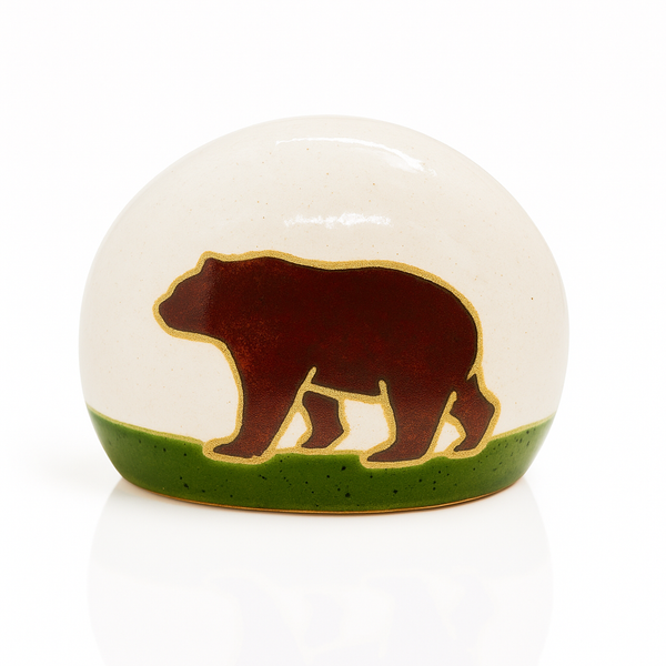 Double Sided Dome Clay Rattle