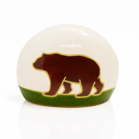 Double Sided Dome Clay Rattle