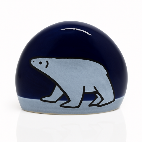 Double Sided Dome Clay Rattle