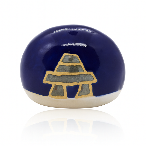 Double Sided Dome Clay Rattle