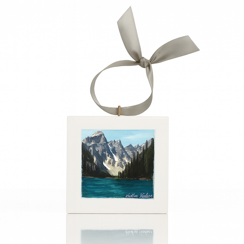 Moraine Lake Mini Painting Ornament
