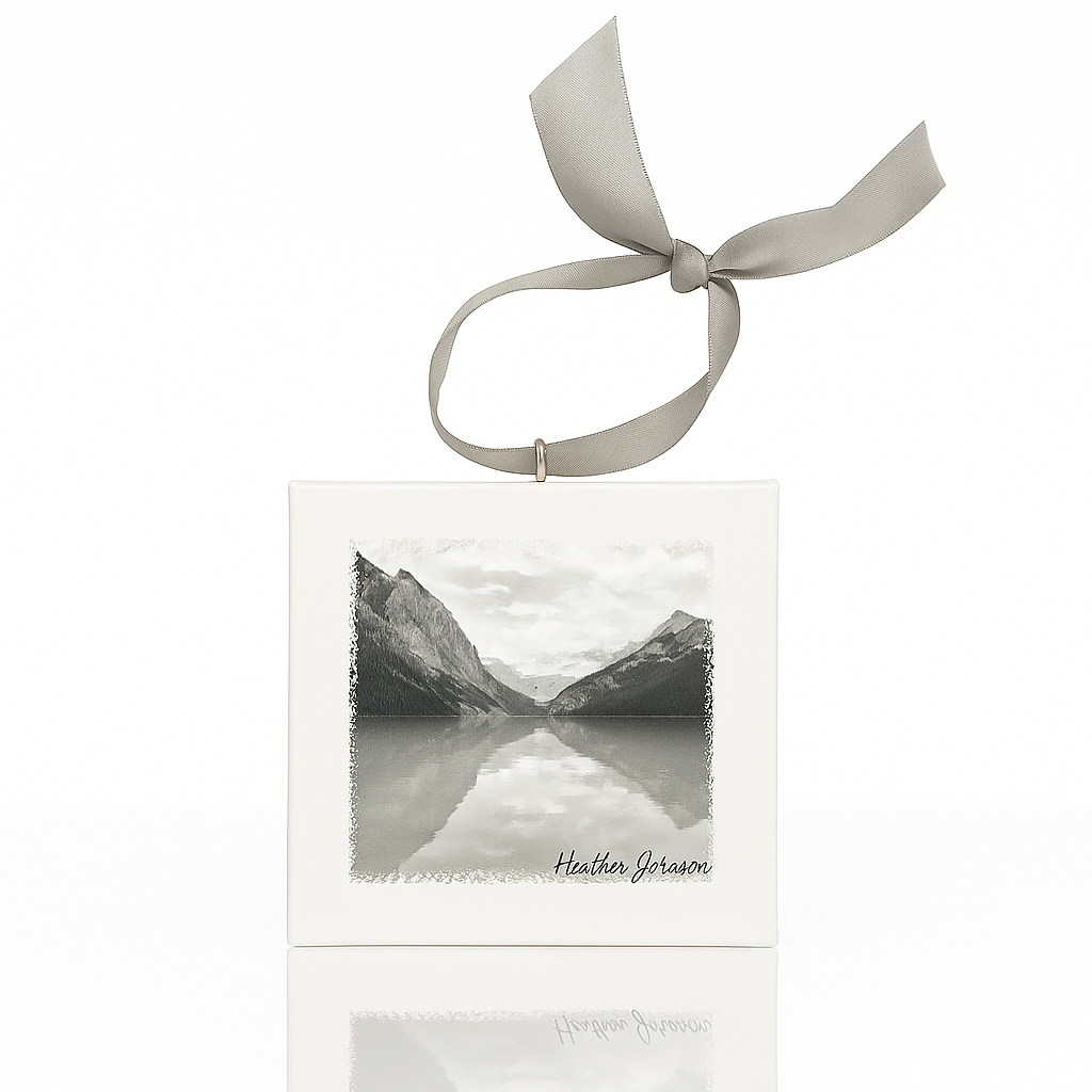 Lake Louise Mini Canvas Ornament