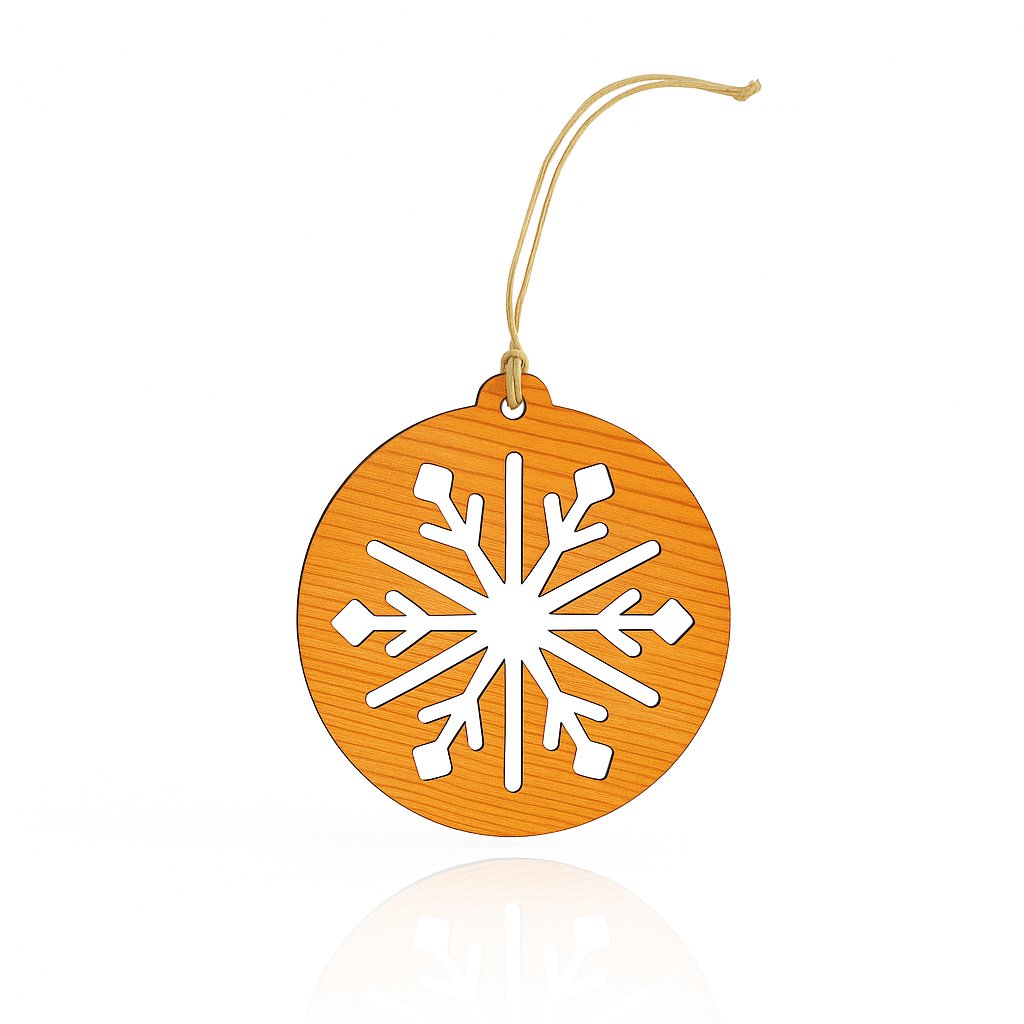 Circular Snowflake Ornament