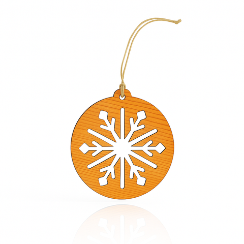 Circular Snowflake Ornament