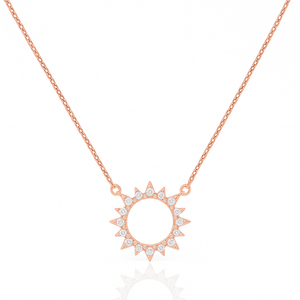 Hollow Out Sun Neckalce