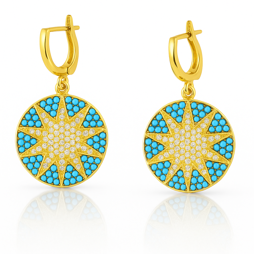 Mini Sun Earrings