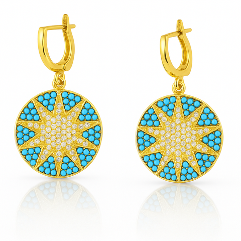 Mini Sun Earrings