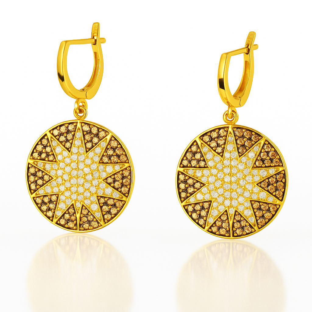 Mini Sun Earrings
