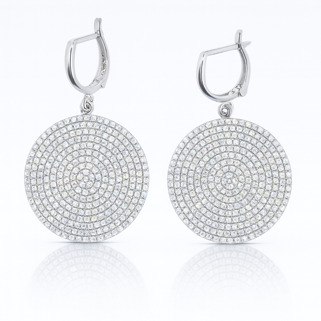 Full Moon Curved Earrings