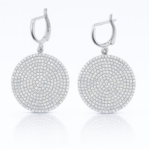 Full Moon Curved Earrings