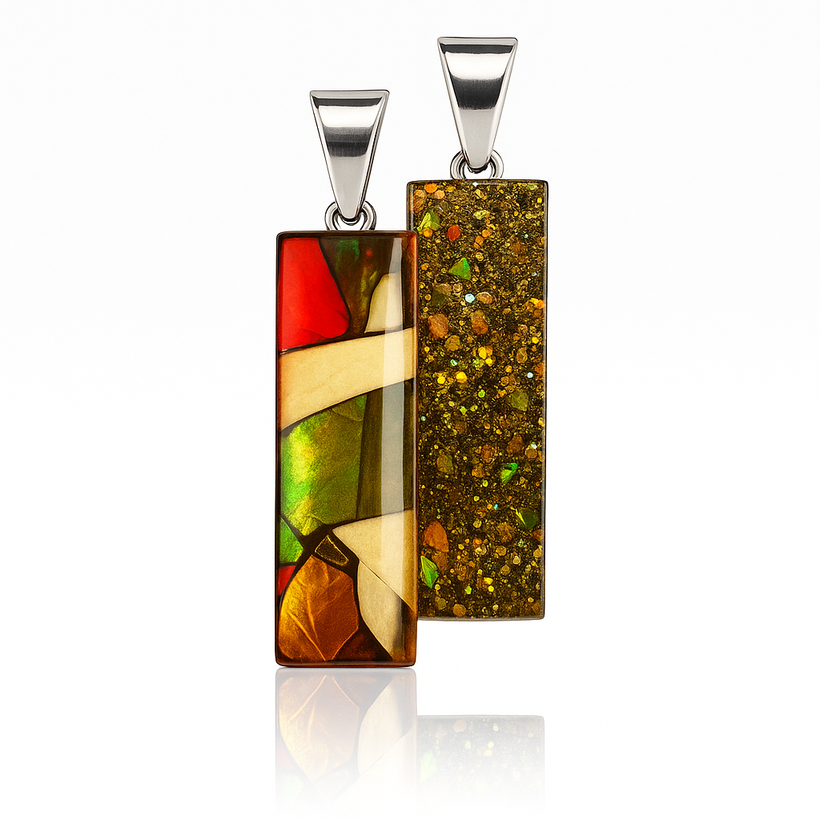 Ammolite Pendants