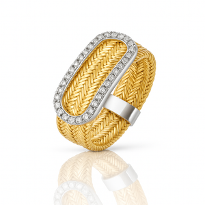Paperclip Woven Ring