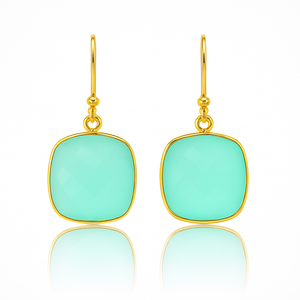 Chalcedony Drop Earrings