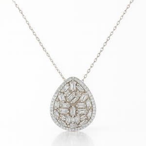 Teardrop Cluster Necklace