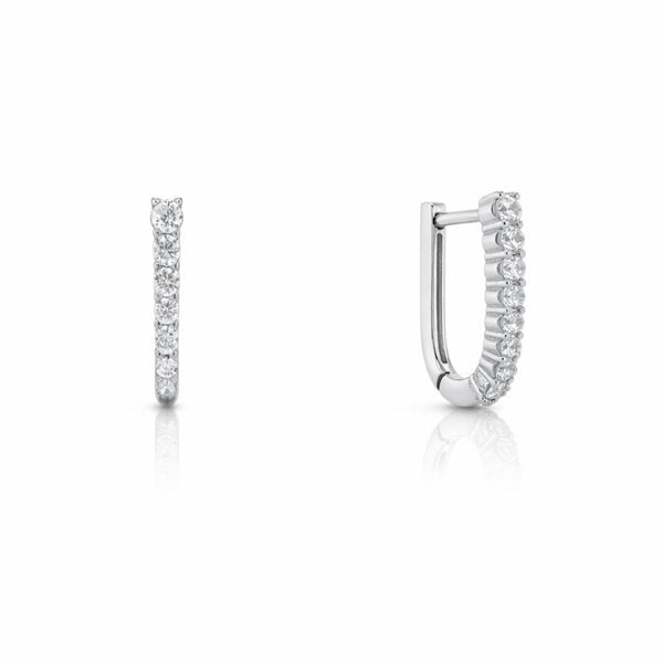 U-Shape Huggies Earrings