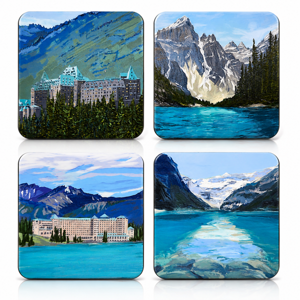 Canadian Rockies Coaster Set