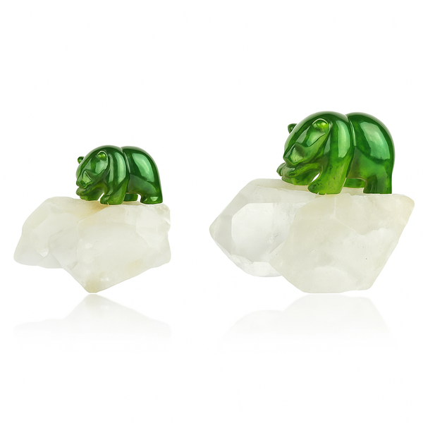 Bear on Clear Quartz