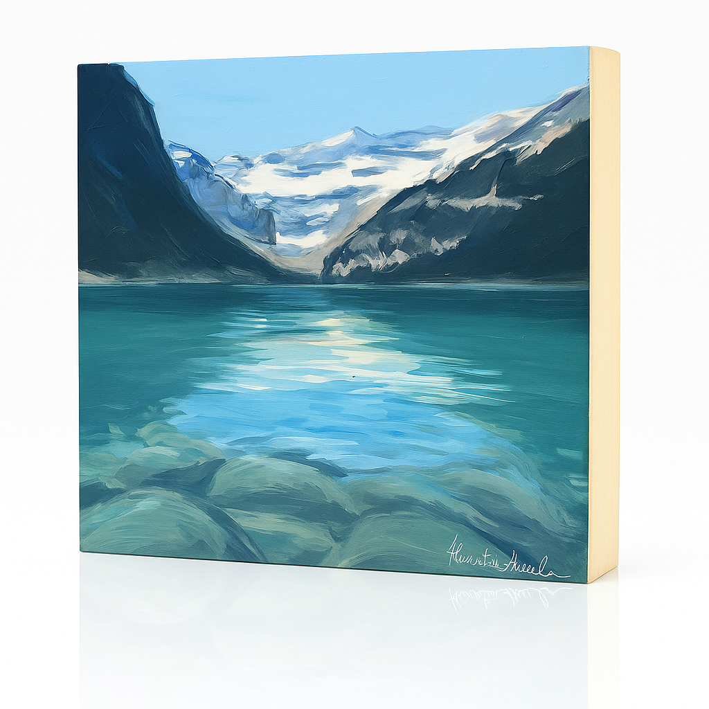 Lake Louise Painting Art Blocks