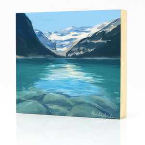 Lake Louise Painting Art Blocks