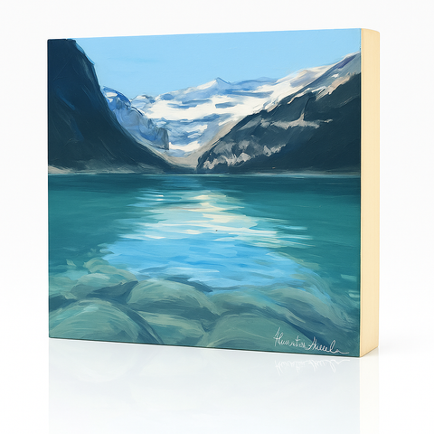 Lake Louise Painting Art Blocks