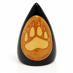 Wolf Paw Cone Clay Rattle