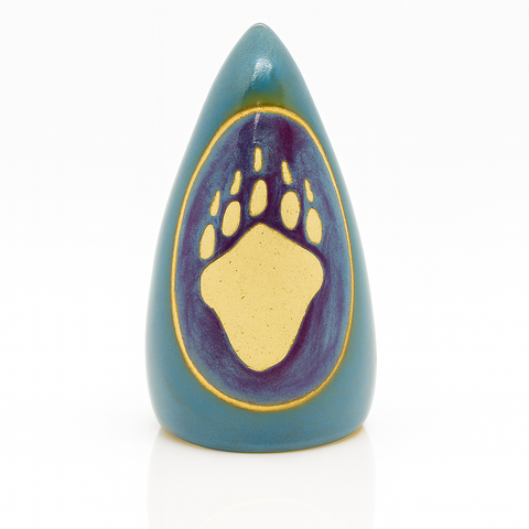 Bear Paw Cone Clay Rattle