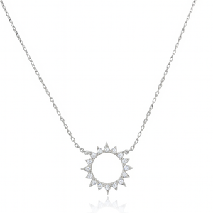 Hollow Out Sun Necklace