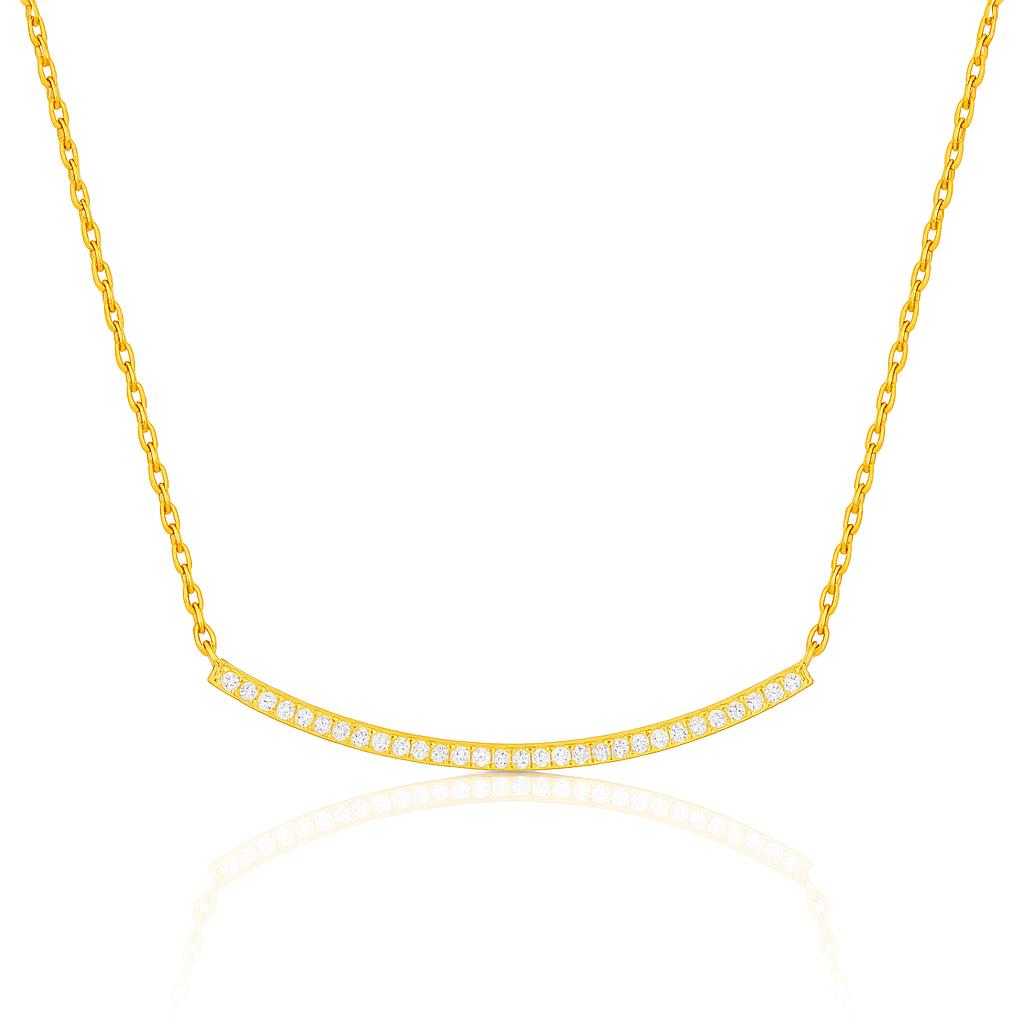 Curved Bar Necklace