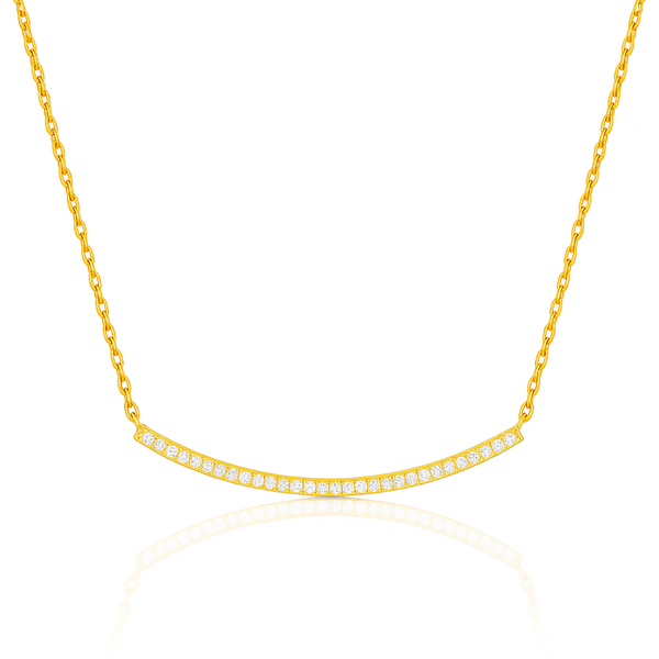 Curved Bar Necklace