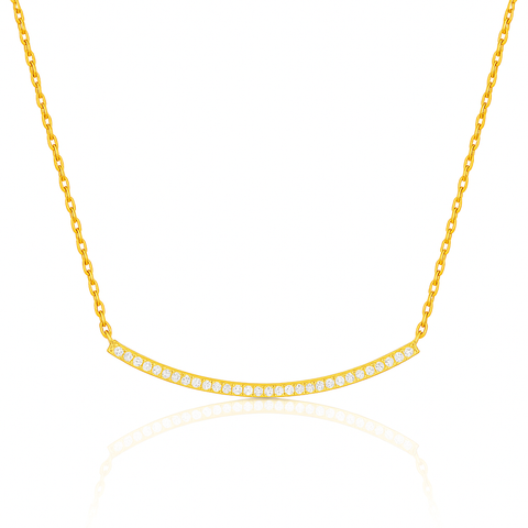 Curved Bar Necklace