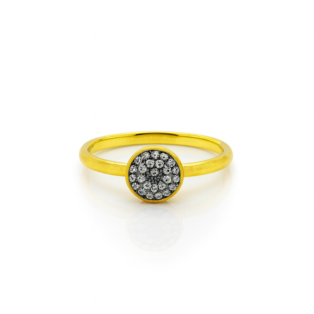 Brush Gold Ring
