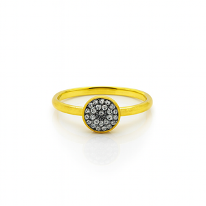 Brush Gold Ring
