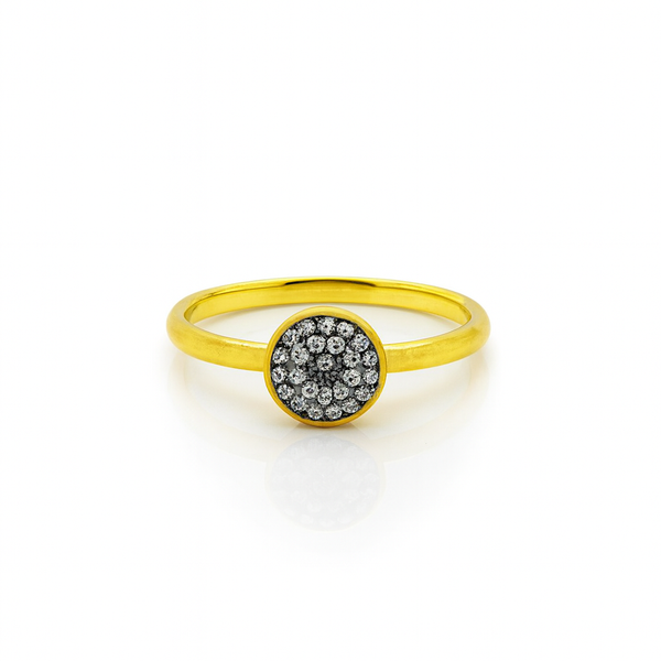 Brush Gold Ring