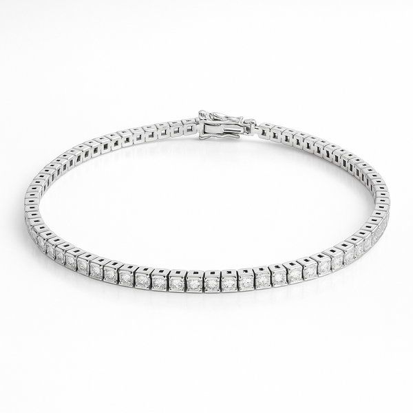 Princess Cut Tennis Bracelet
