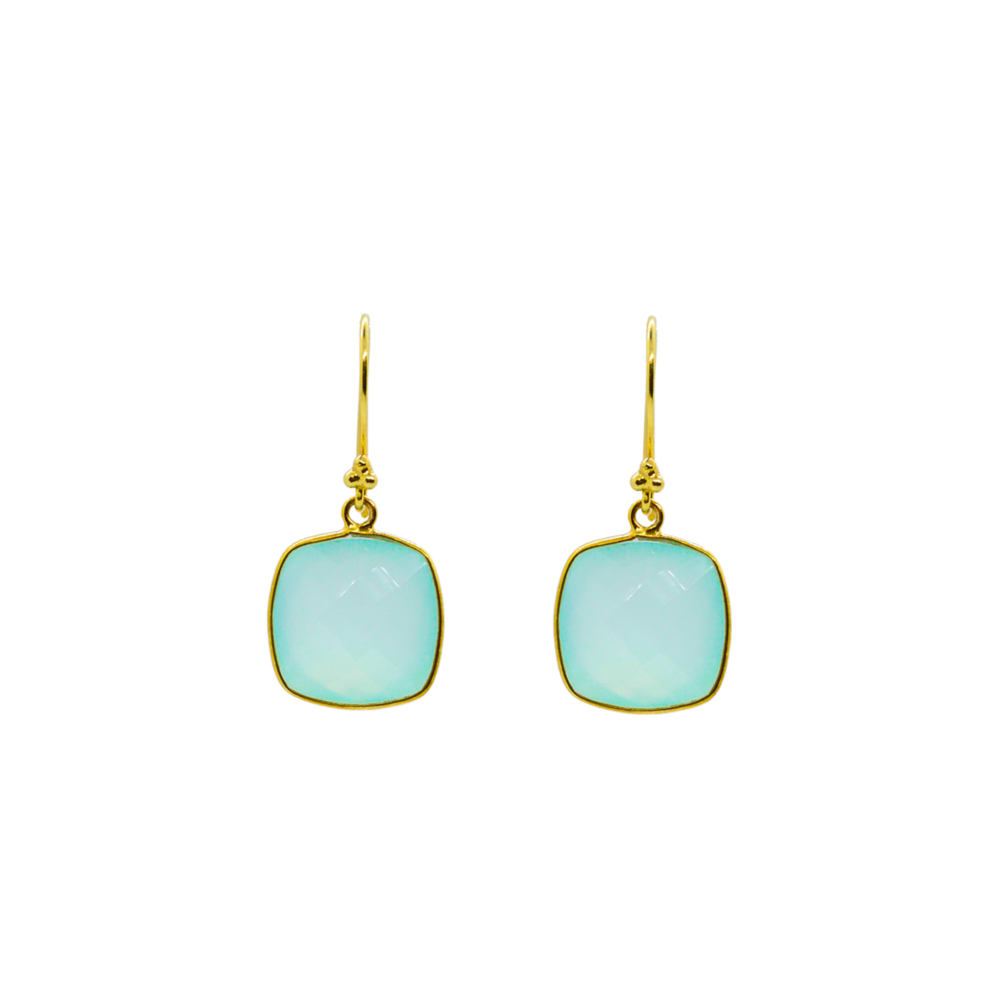 Chalcedony Drop Earrings