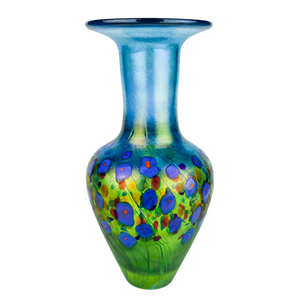 Blue Poppy, Medium Classic Vase