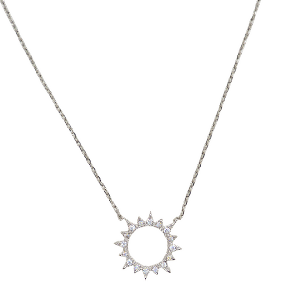 Hollow Out Sun Necklace