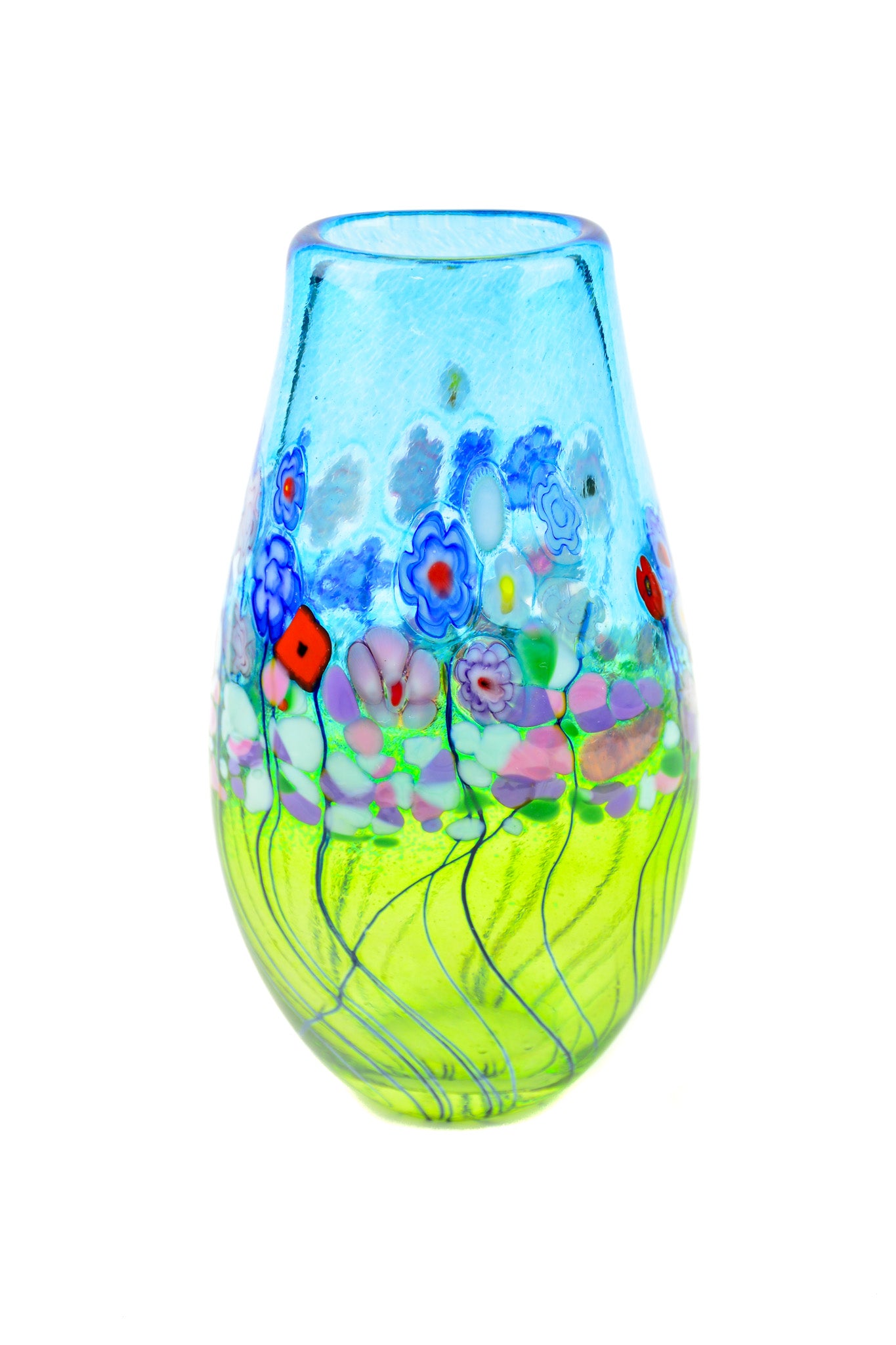 Flower Bouquet, Teardrop Vase
