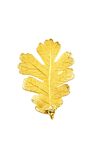 Gold Oak Leaf