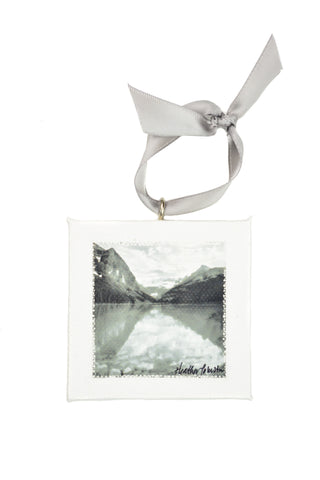 Lake Louise Mini Canvas Ornament